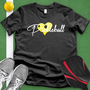 Heart Pickle Ball Tee