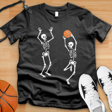 Load image into Gallery viewer, Skeleton Basketball Players Tee
