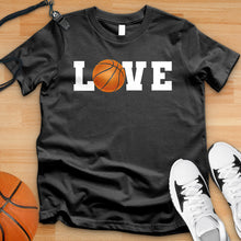 Load image into Gallery viewer, Love Basketball White Lettering Tee
