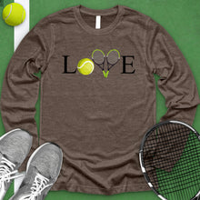 Load image into Gallery viewer, Love Tennis Crossed Racket Long Sleeve
