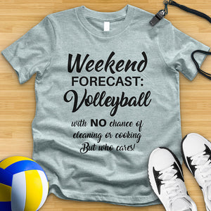 Weekend Forecast Volleyball Tee