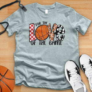 For The Love Of The Game Fall Print Tee