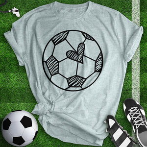 Gameday Heart Soccer Tee