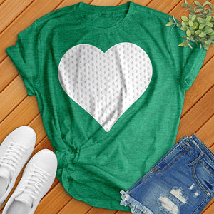 Golf Ball Heart Tee