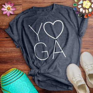 Yoga Heart Square Tee