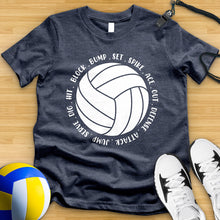 Load image into Gallery viewer, Volleyball Script Tee
