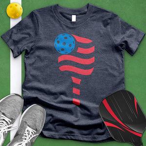 American Flag Pickleball Tee