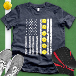 Pickle Ball American Flag Tee