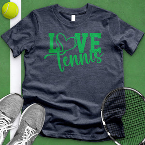 Love Tennis Green Tee