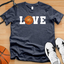 Load image into Gallery viewer, Love Basketball White Lettering Tee
