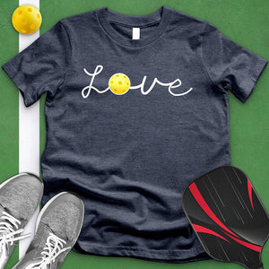 Cursive Love Pickleball Tee