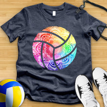 Load image into Gallery viewer, Tie Dye Mandala Volleyball Tee
