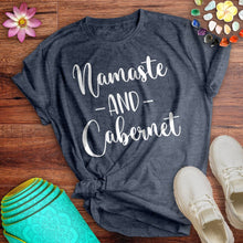 Load image into Gallery viewer, Namaste And Cabernet Tee
