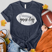 Load image into Gallery viewer, Game Day White Football Tee
