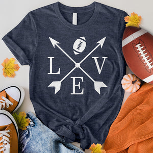 Love Football Arrows Tee