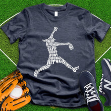 Load image into Gallery viewer, Softball player Typography Tee
