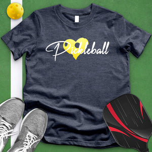 Heart Pickle Ball Tee