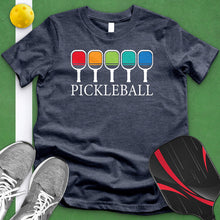 Load image into Gallery viewer, Pickleball Rainbow Tee
