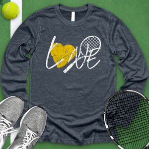 Love Tennis Racket Long Sleeve