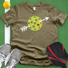 Load image into Gallery viewer, Pickleball Heart Arrow Tee
