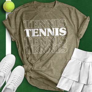 Tennis Tennis Woman Tee