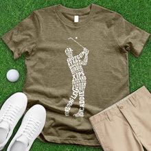 Load image into Gallery viewer, Men&#39;s Golfer Typography Tee
