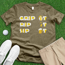 Load image into Gallery viewer, Grip It Rip It Sip It Tee
