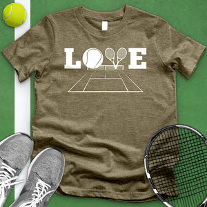 Love Tennis Court Tee