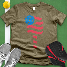 Load image into Gallery viewer, American Flag Pickleball Tee
