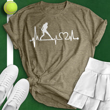 Load image into Gallery viewer, Tennis Heartbeat Tee
