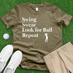 Swing Swear Look For Ball Tee