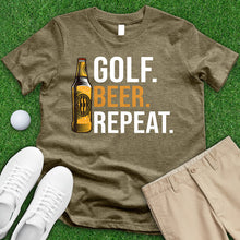 Load image into Gallery viewer, Golf Beer Repeat Tee
