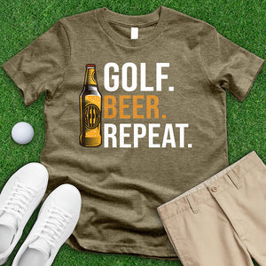 Golf Beer Repeat Tee