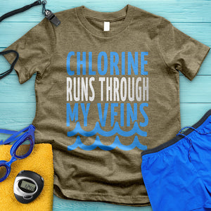 Chlorine Runs Through My Veins Tee