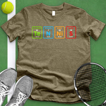 Load image into Gallery viewer, Tennis Periodic Table Tee
