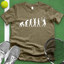 Load image into Gallery viewer, Evolution Of A Tennis Player Tee
