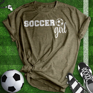 Soccer Girl Woman Tee