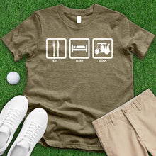 Load image into Gallery viewer, Eat Sleep Golf Square Tee
