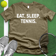 Load image into Gallery viewer, Eat Sleep Tennis Tee
