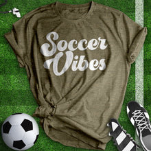 Load image into Gallery viewer, Soccer Vibes Woman Tee
