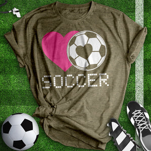 Love Soccer Tee