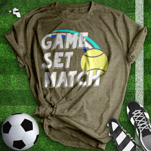 Load image into Gallery viewer, Game Set Match Tee
