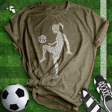 Load image into Gallery viewer, Soccer Player Typography Tee
