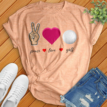 Load image into Gallery viewer, Peace Love Golf Tee
