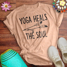 Load image into Gallery viewer, Yoga Heals The Soul Tee
