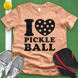 I Heart Pickle Ball Tee