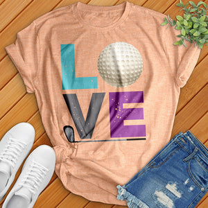 LOVE Ball And Club Tee