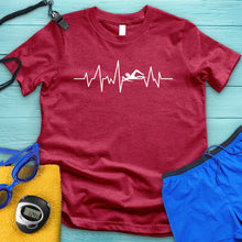 Load image into Gallery viewer, Swimming Heartbeat Tee
