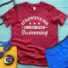 Load image into Gallery viewer, Happiness Is A Day Spent Swimming Tee
