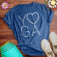 Load image into Gallery viewer, Yoga Heart Square Tee
